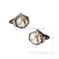 Men's Watch Movement Sexangle Cufflinks